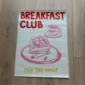 Breakfast Club Canvas Art Print Poster